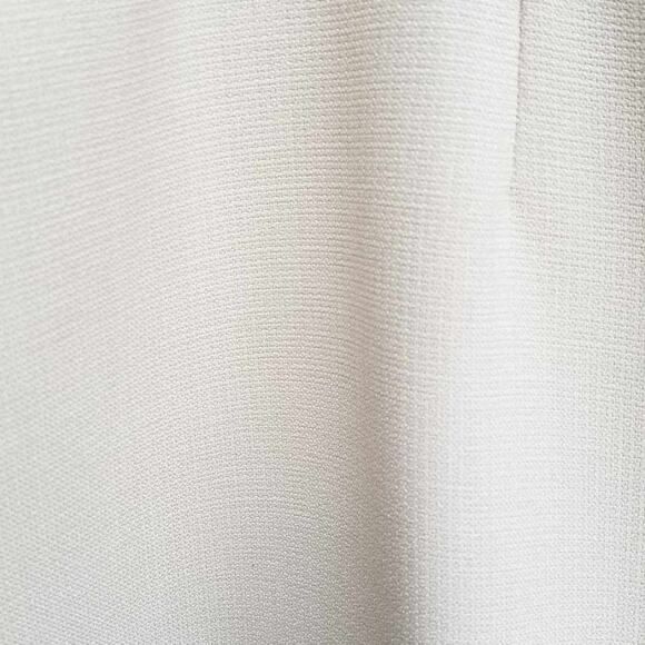 Kasper Tan Lightweight Ruffle Collar Pants Suit Size 16 - Picture 8 of 12